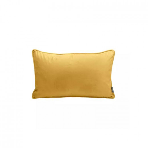 Nova Home Velvet Cushion Cover, Yellow Color, 30x50 Cm