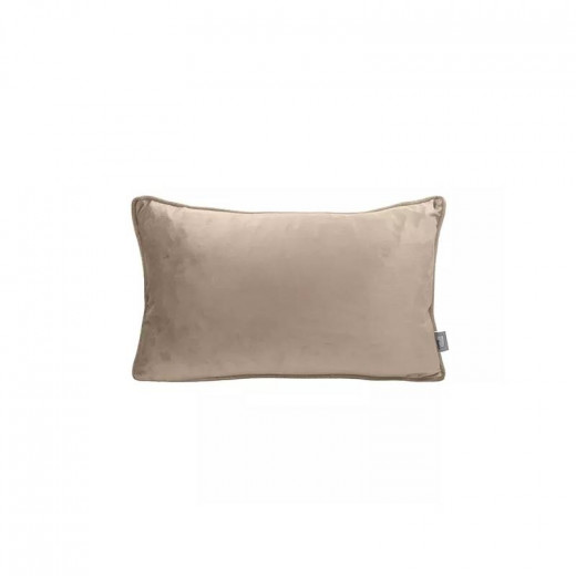 Nova Home Velvet Cushion Cover, Beige Color, 30x50 Cm