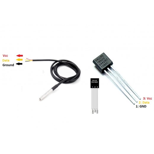 Sonoff DS18B20 Temperature Sensor Waterproof with Cable 1m