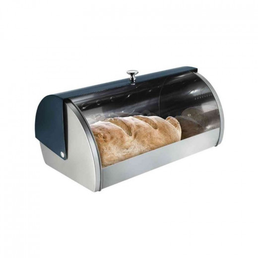 Berlinger Haus Metallic Bread Box, Navy