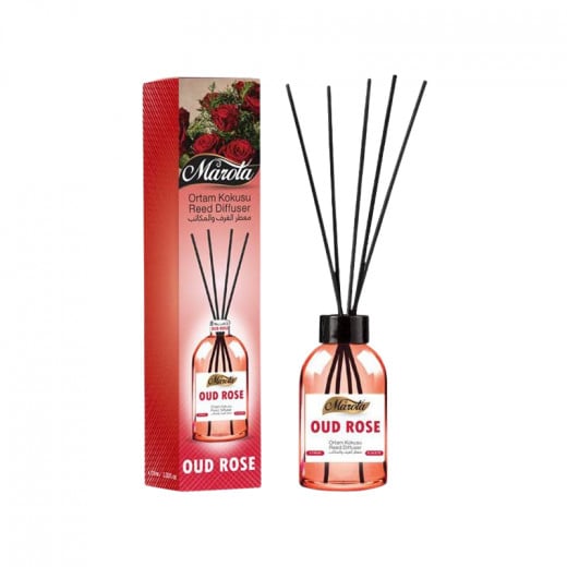 Marota Diffuser Luxury Air Fresheners Perfume Reed Diffuser, Oud Rose