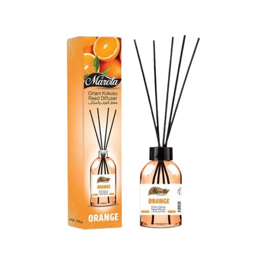 Marota Diffuser Luxury Air Fresheners Perfume Reed Diffuser, Orange