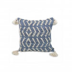 Nova Home "Moorish" Handmade Embroidery Cushion Cover, Blue Color 50*50 Cm