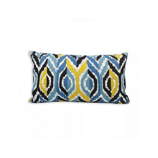 Nova Home "Hexa" Handmade Embroidery Cushion Cover, Multicolor 35*60 Cm