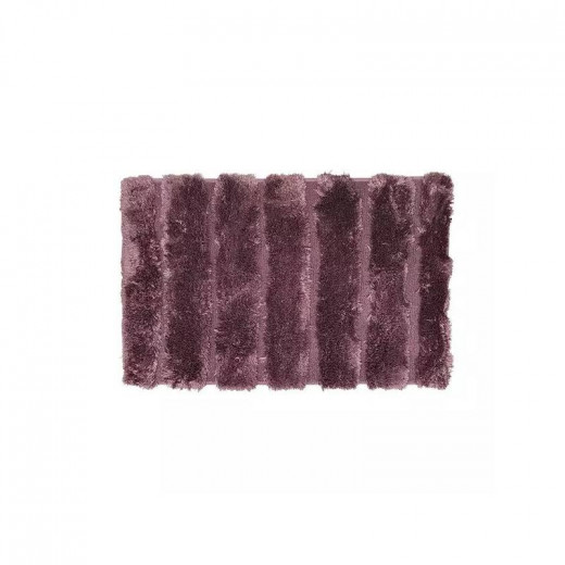 Nova Home Line Pearl Bath Mat,100% Cotton, Purple, 65*115 Cm