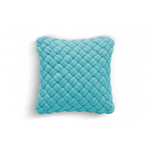 Manterol Cushion Cover Cross, Blue Color, 45x45 Cm
