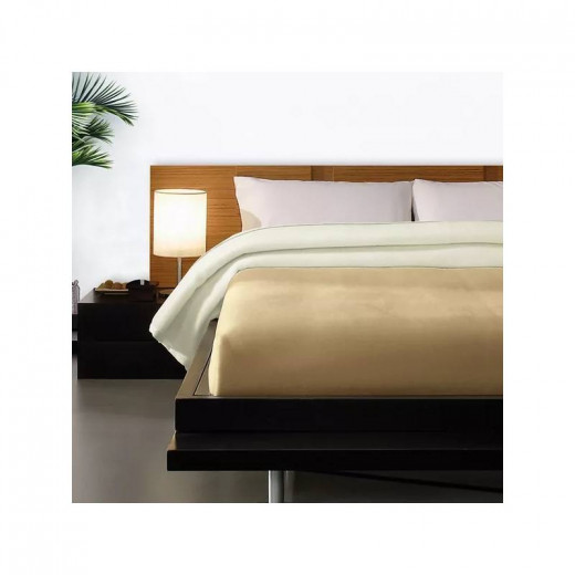 Manterol Roma Reversible Blanket, Bige Color, 260*240 cm,