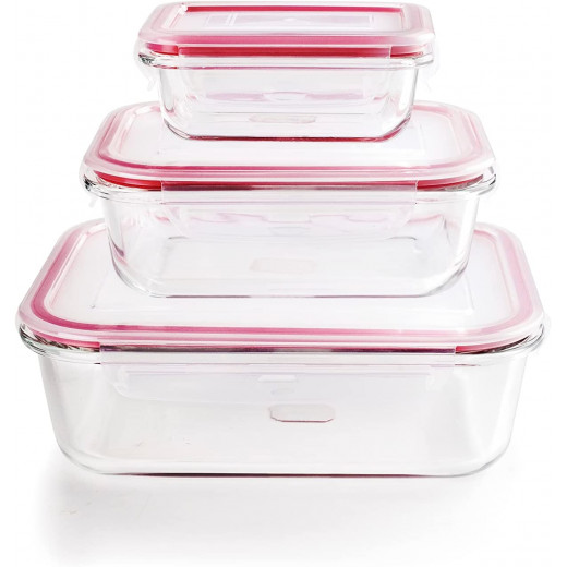 Ibili Lunch-Away Set Of 3 Food Containers
