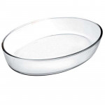 Ibili Oval Glass Tray, 23x16cm