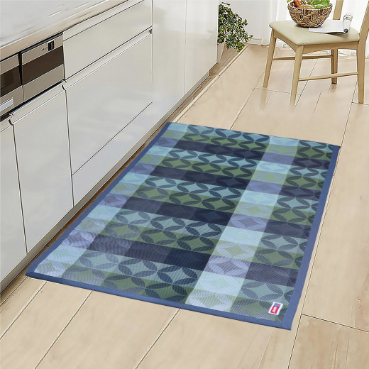 ARMN Lux Kitchen Rug, Green & Brown Color, 70*140