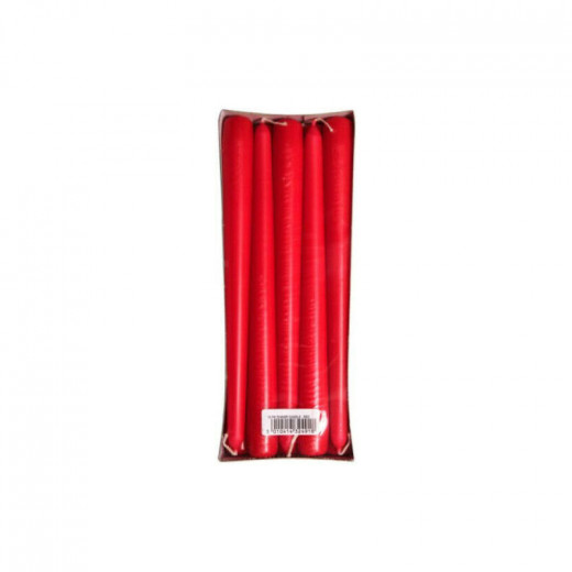 Price's Dinner Candles, Red, 10 pieces