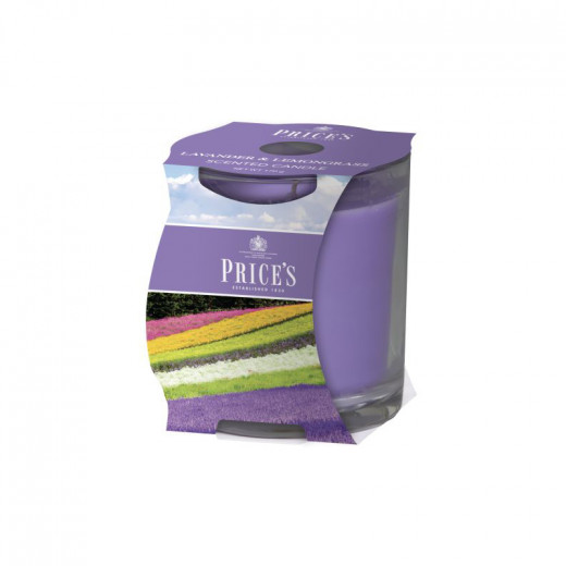 Price's Boxed Candle Jar, Lavender & Lemongrass