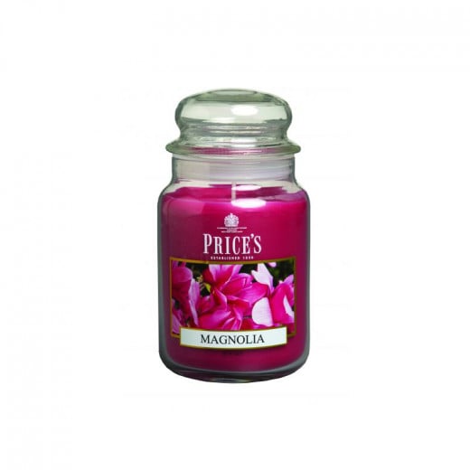 Price's Large Scented Candle Jar With Lid - Magnolia