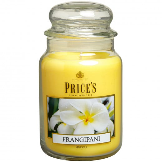 Price's Large Scented Candle Jar With Lid, Frangipani