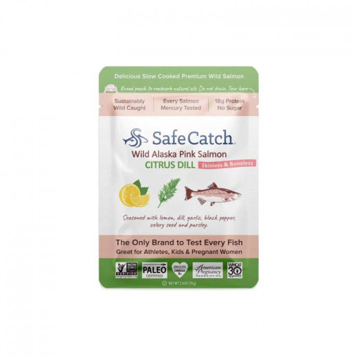 Safe Catch Wild Pink Salmon Citrus Dill