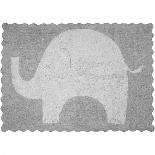 سجادة أطفال من القطن، تصميم الفيل, 120 × 160 سم من اركستيل
