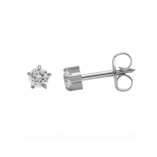 Studex Stainless Steel Large Cubic Zirconia Sterilized Ear Studs