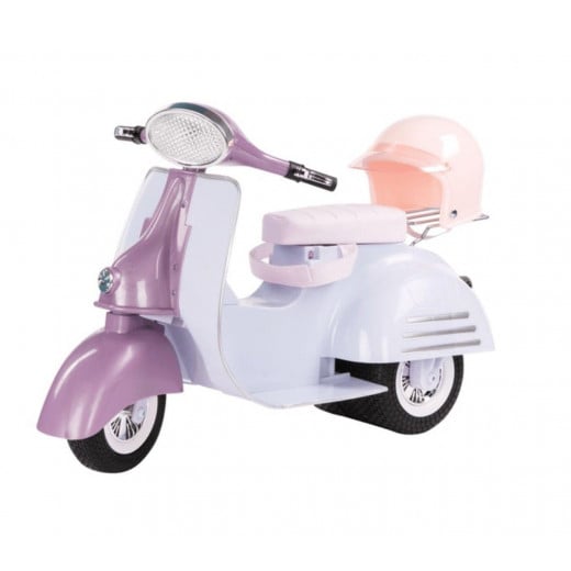 Our Generation Ride in Style Scooter, Purple And Blue