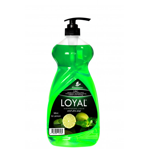 Loyal Liquid Dishwashing, Mint & Lemon, 1500 Ml