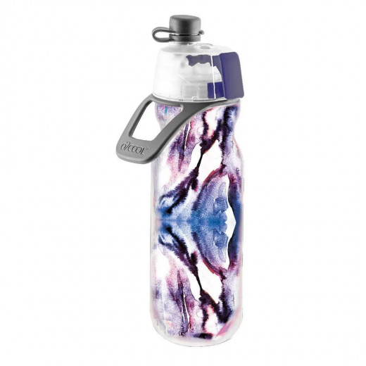 O2Cool Mist N Sip Insulated Water Bottle, Purple Color