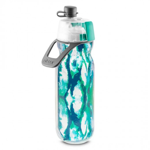 O2Cool Mist N Sip Insulated Water Bottle, Turquoise Color