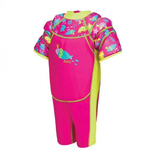 Zoggs Water Wings Float Suit, Pink