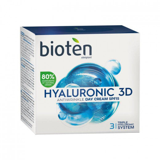 Bioten Hyaluronic 3D, SPF15, Day Cream 50ml