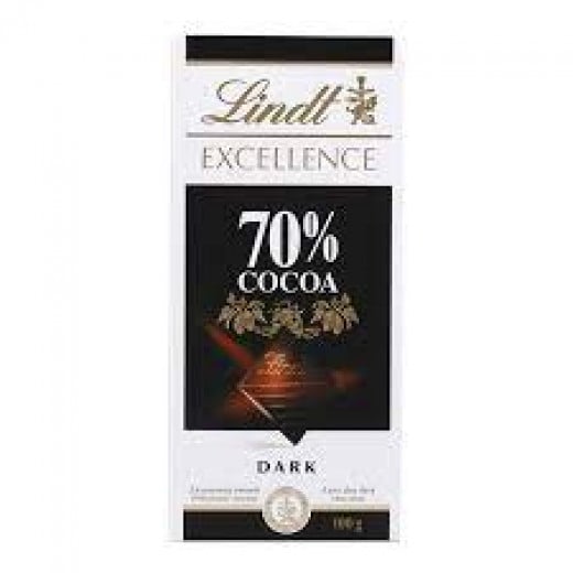 شوكولاتة إكسيلنس داكن 70 ٪ ، 20 قطعة ، 100غم من ليندت