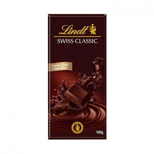 Lindt Swiss Classic Straw Pack Pure Dark Chocolate, 12pcs, 100g