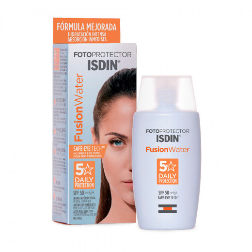 Isdin Face Sunscreen, Fusion water fotoprotector spf 50 x 50ml