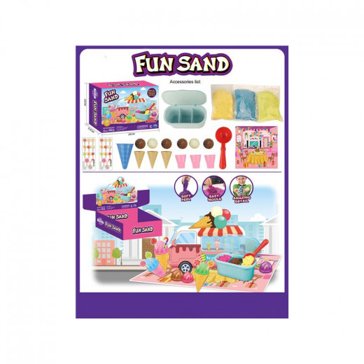 Pull Sand Ice Cream Set