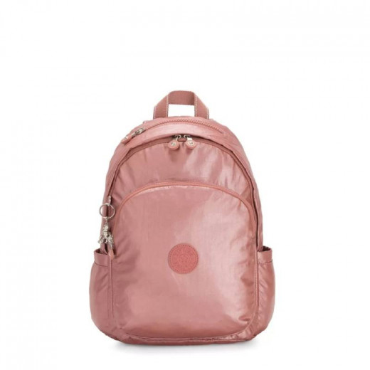 Kipling Delia Medium Backpack with Front Pocket and Top Handle, Roze Color