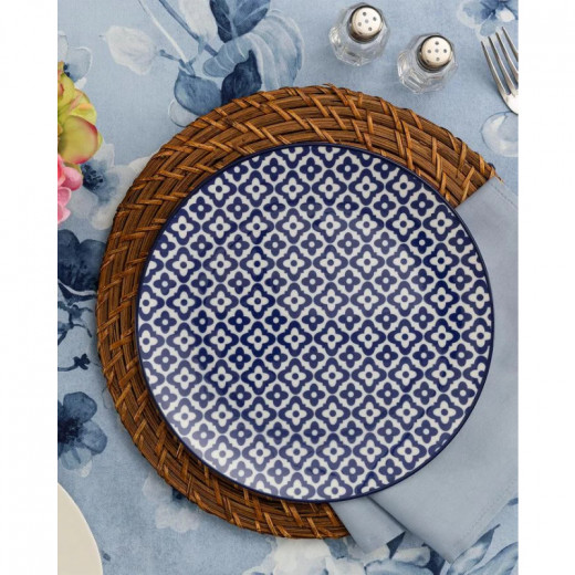 Madame Coco Rêve Bleu Venteux Serving Plate, 25 cm