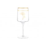 Madame Coco Musette Lovely Ginkgo Leaves Beverage Glass Set ,365ML, 4-piece