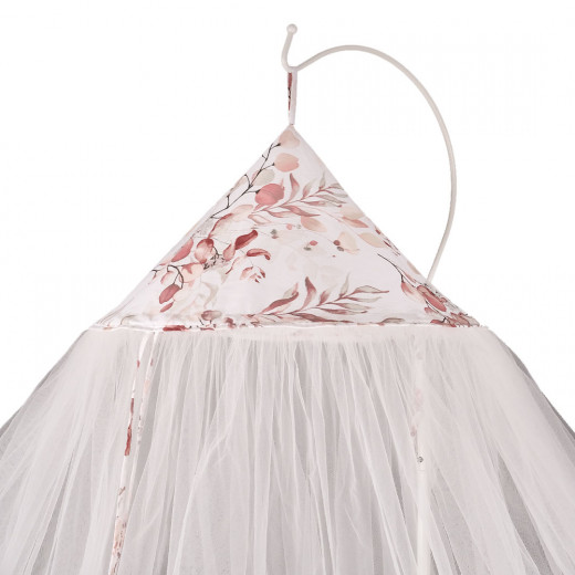 Baby Bed Moon Cone Mosquito Net LightCoral