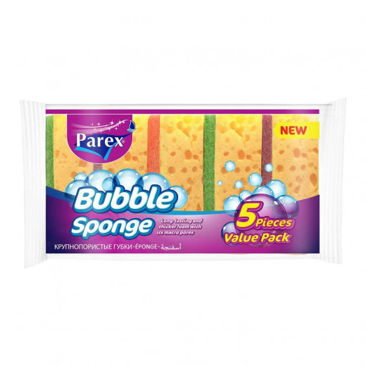 Parex Bubble Sponge, 5 Pieces