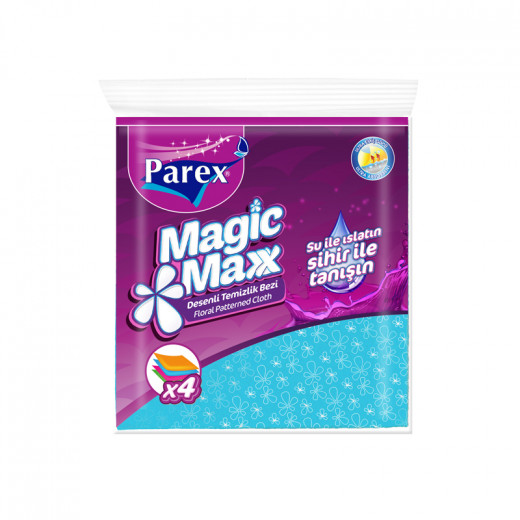 Parex Magic Maxx Cleaning Cloth, 4 Pieces