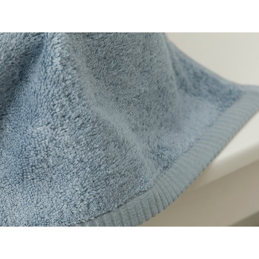 English Home Leafy Bamboo Hand Towel, Blue Color, 30*50 Cm