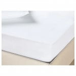English Home Pure Welsoft Waterproof Single  Mattress Pad, White Color, 140*200+30 Cm