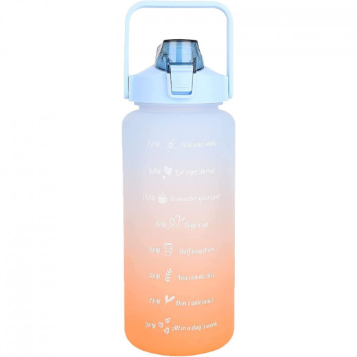 Water Bottle, Blue & Orange Color 1500 Ml