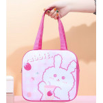 Amigo Lunch Bag, Rabbit Design Pink Color