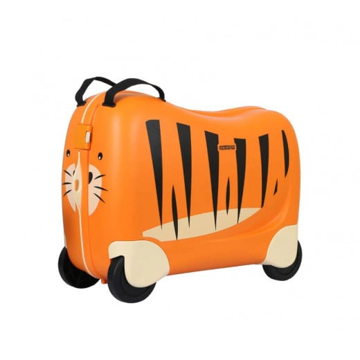 حقيبة سفر صلبة للأطفال, بتصميم نمر من اميركان توريستر