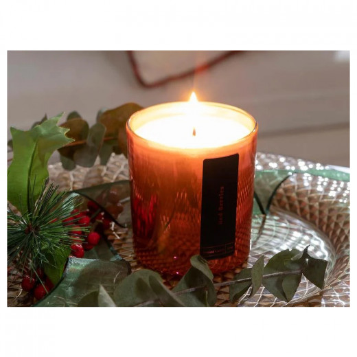 English Home Berries Scented Candle Red Color, 210 Gr