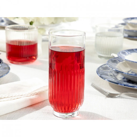 English Home Roso Glass Soft Drink Glass 395 Ml, 3 Pieces