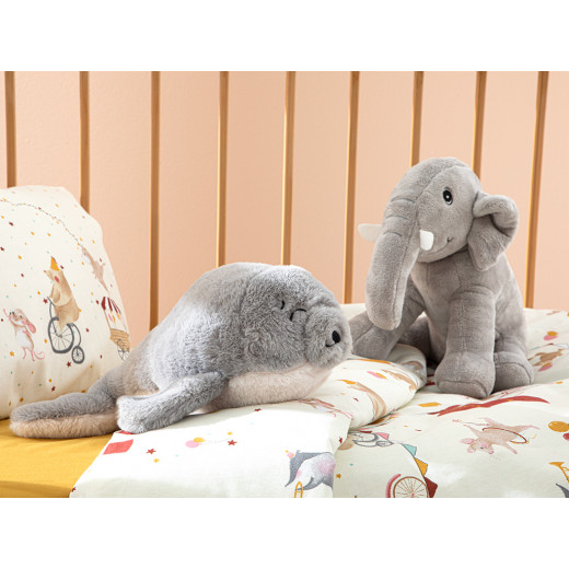 English Home Little Elephants Decorative Cushion, 30x36 cm
