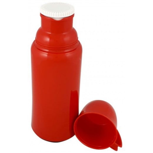 Helios Elegance 1L Vacuum Flask - Red