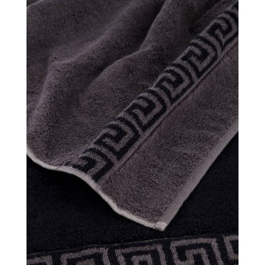Cawo Noblesse  Guest Towel, Dark Grey Color, 30*50 Cm