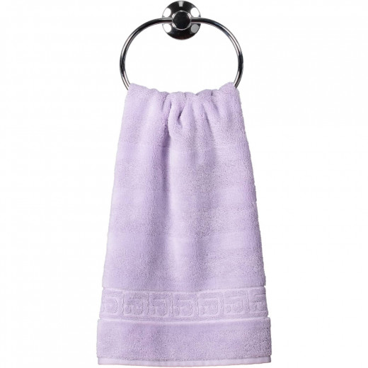 Cawo Noblesse Uni Hand Towel, Purple Color, 50*100 Cm