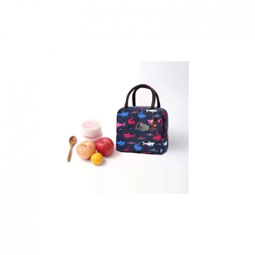 Lunch Bag Insulated Cooler Bag, Flamingo Pink Design