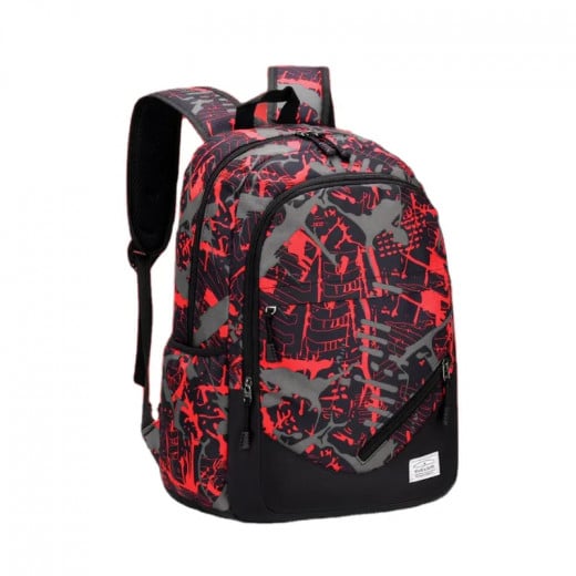 Fashion School Bag For Teenagers, Red Color